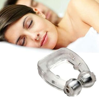 Anti Snore Nose Clips - Better Sleep for You and Your Partner! - Silicone Magnetic Sleep Aid - Prevent Apnea