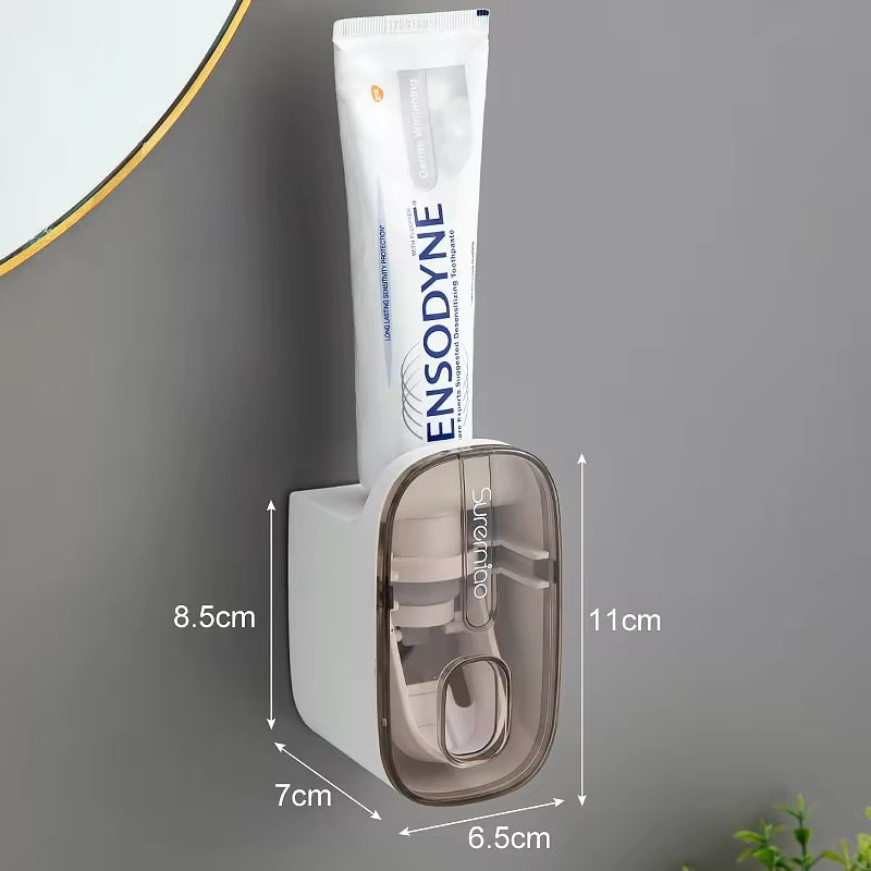 The Toothpaste Dispenser - Wall Mounted Toothpaste Squeezer 