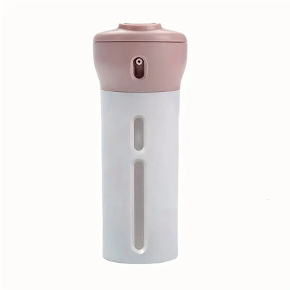 4 in 1 Portable Travel Liquid Dispenser Bottle Refillable Leakproof Travel Container for Perfume Shampoo Conditioner Lotion