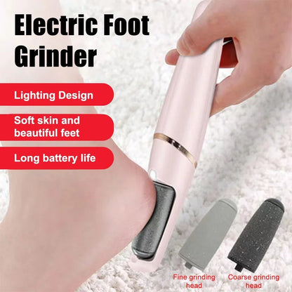 Electric Foot Grinding Trimmer - No More Rough Feet! Hard & Ruptured Skin Trimmer - Dead Skin & Callus Remover - Rechargeable Foot Care Tool