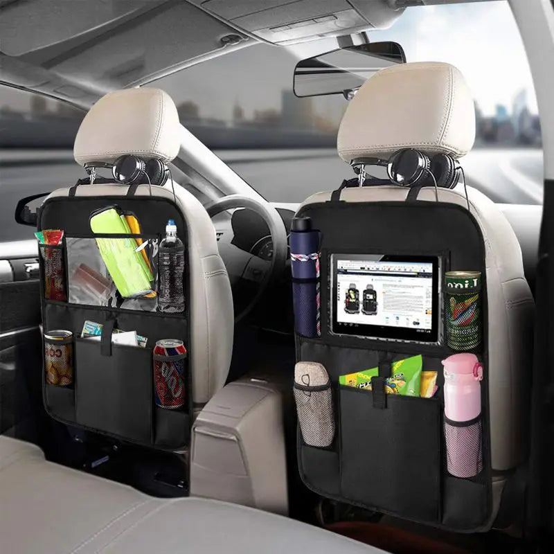 The Backseat Organizer with Tablet Holder - Make Roadtrips Easier! 