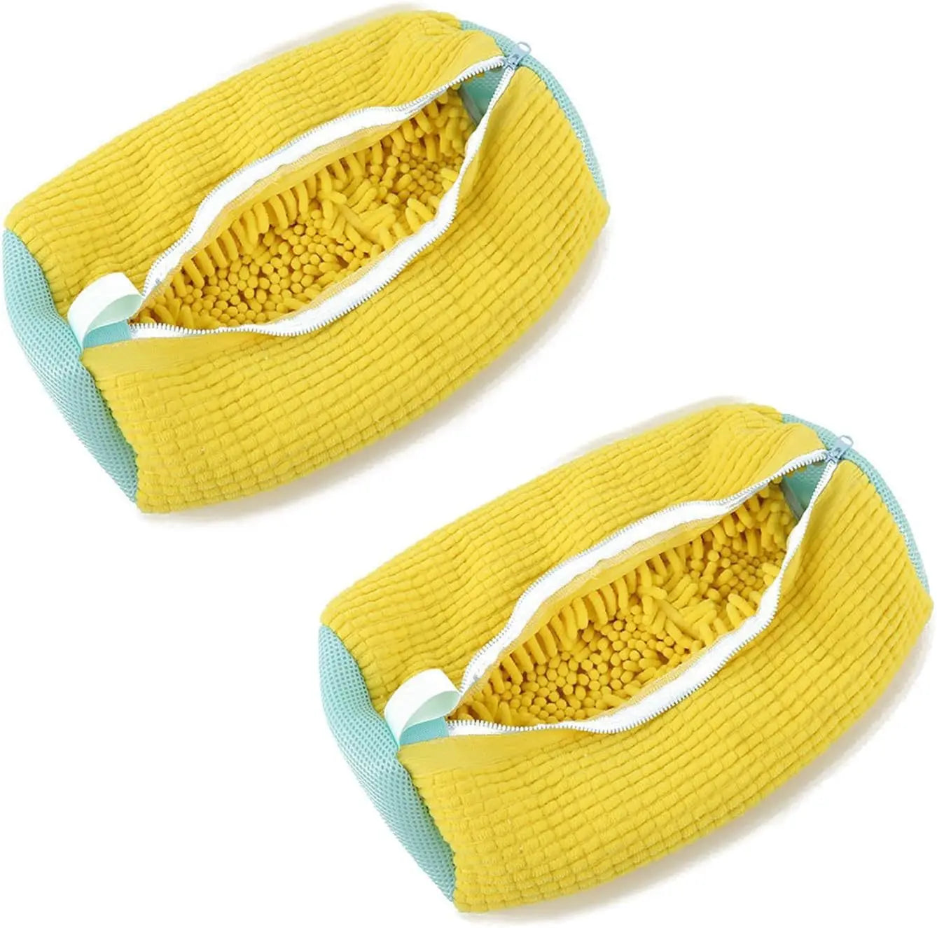 Effortless Shoe Care: 1/2PCS Cotton Washing Bag for Shoes & Clothes - Anti-Deformation & Dirt Removal Organizer